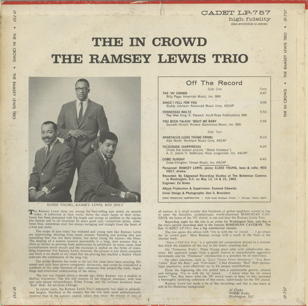 The Ramsey Lewis Trio - The In Crowd
