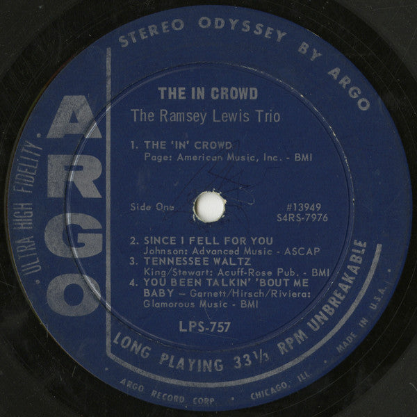 The Ramsey Lewis Trio - The In Crowd