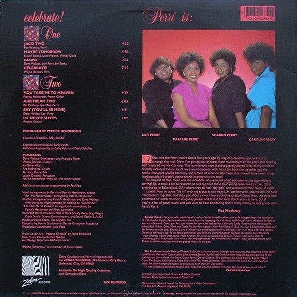 Perri - Celebrate - LP
