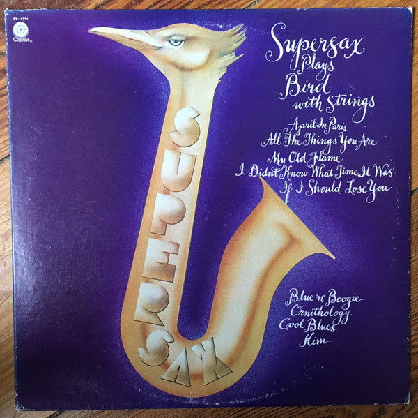 Supersax - Supersax Plays Bird With Strings - LP