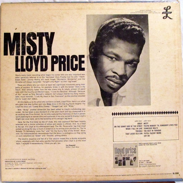 Lloyd Price - Misty - LP