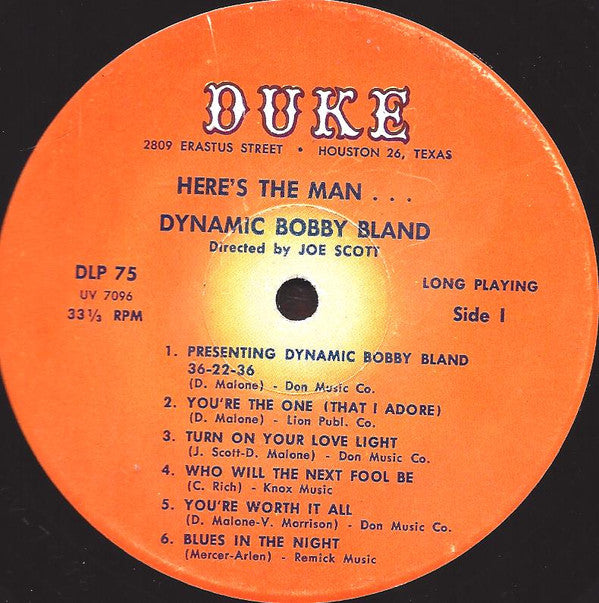 Bobby Bland - Here's The Man - LP