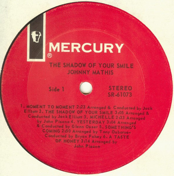 Johnny Mathis - The Shadow Of Your Smile - LP