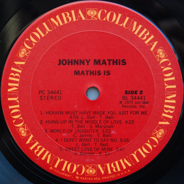 Johnny Mathis - Mathis Is... - LP