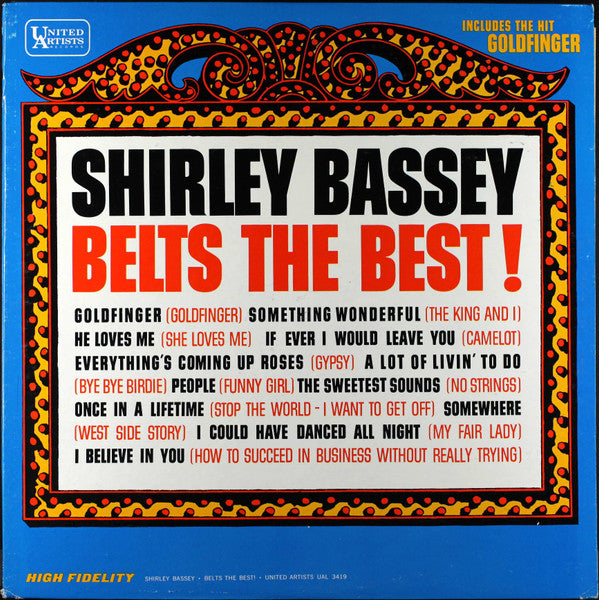 Shirley Bassey - Shirley Bassey Belts The Best! - LP