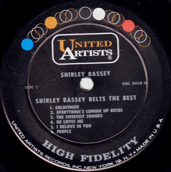 Shirley Bassey - Shirley Bassey Belts The Best! - LP