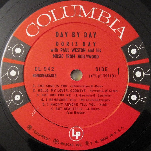 Doris Day With Paul Weston And His Music From Hollywood - Day By Day - LP