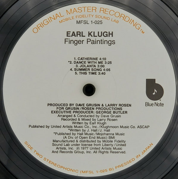 Earl Klugh - Finger Paintings - LP