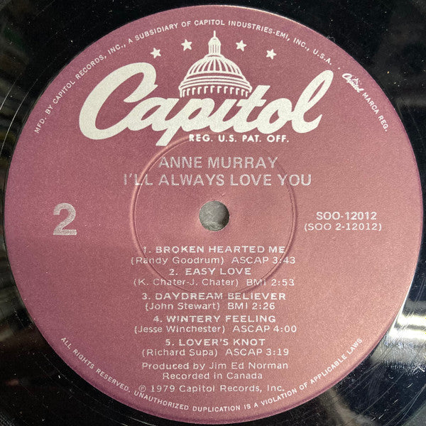 Anne Murray - I'll Always Love You - LP