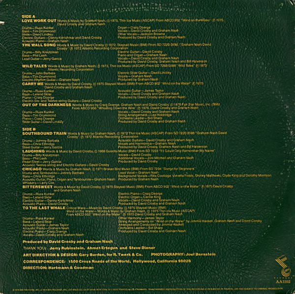 Crosby-Nash* - The Best Of David Crosby And Graham Nash - LP