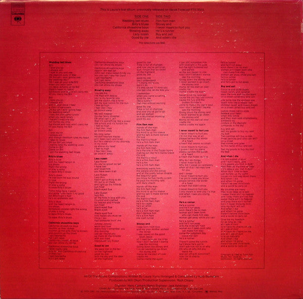 Laura Nyro - The First Songs - LP