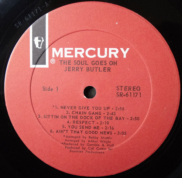 Jerry Butler - The Soul Goes On - LP