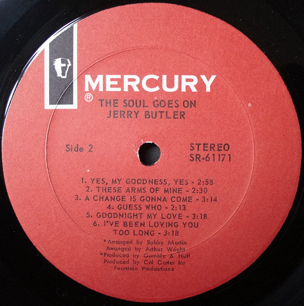 Jerry Butler - The Soul Goes On - LP