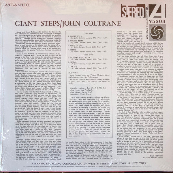 John Coltrane - Giant Steps - LP