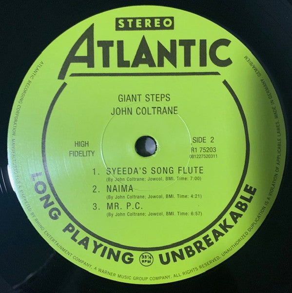 John Coltrane - Giant Steps - LP