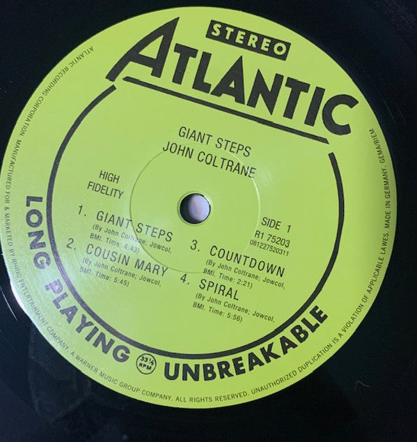 John Coltrane - Giant Steps - LP
