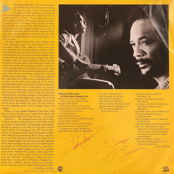 George Benson - Give Me The Night - LP
