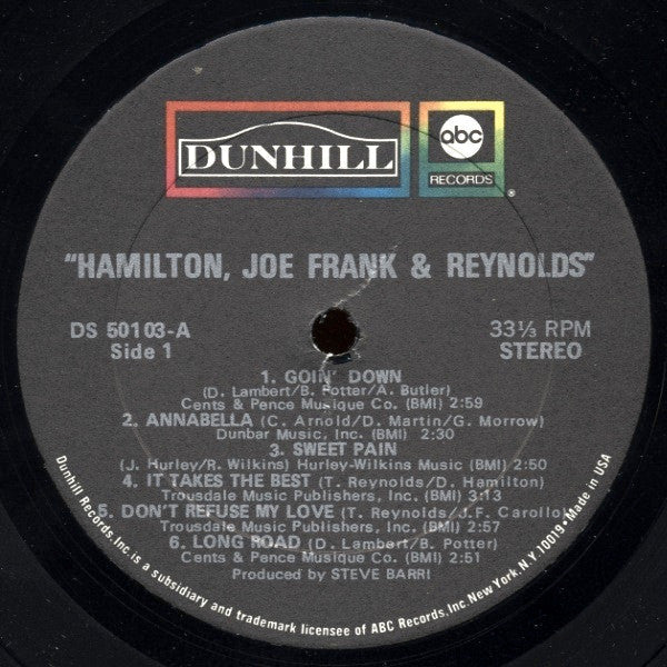 Hamilton, Joe Frank & Reynolds - Hamilton, Joe Frank & Reynolds - LP
