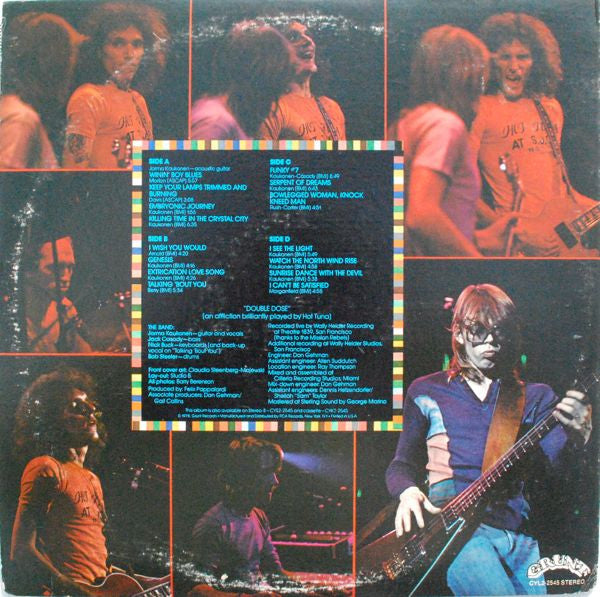Hot Tuna - Double Dose - LP