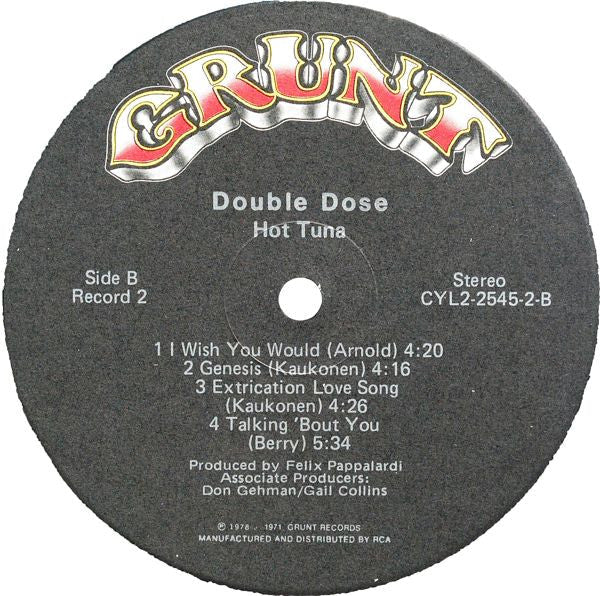 Hot Tuna - Double Dose - LP