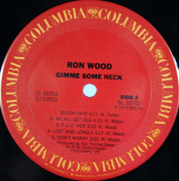 Ron Wood - Gimme Some Neck - LP