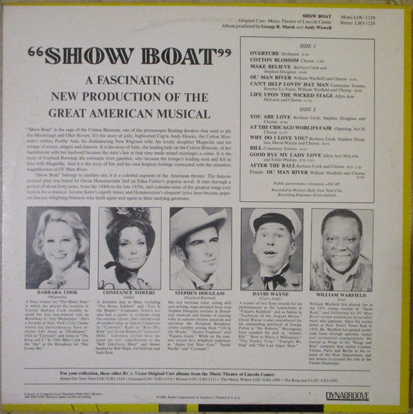Original Cast Album from the Music Theater Of Lincoln Center* - Show Boat - LP