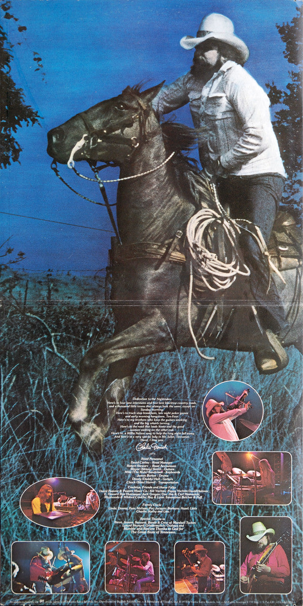 The Charlie Daniels Band - Nightrider - LP