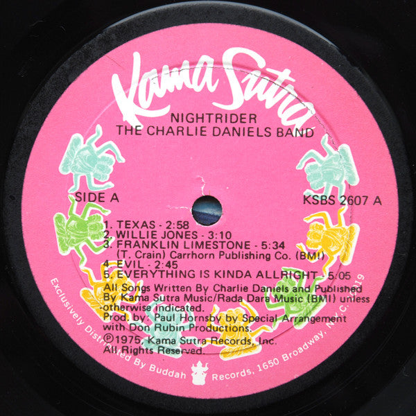 The Charlie Daniels Band - Nightrider - LP