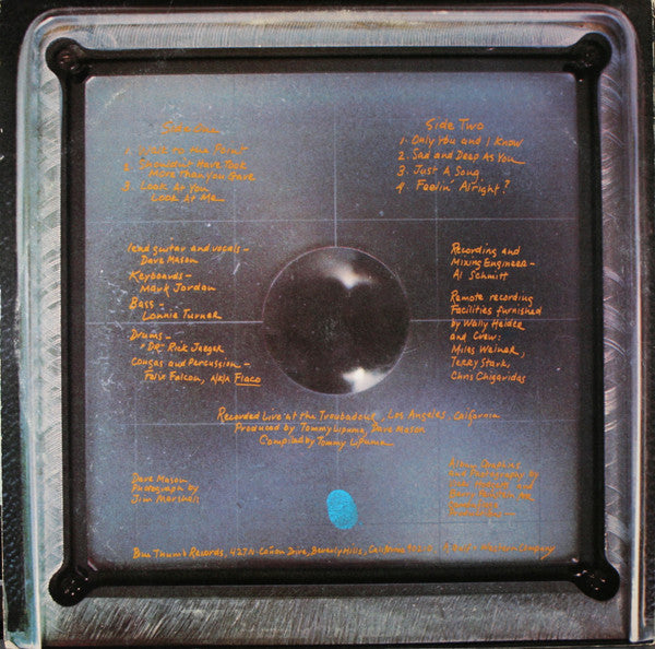 Dave Mason - Dave Mason Is Alive - LP