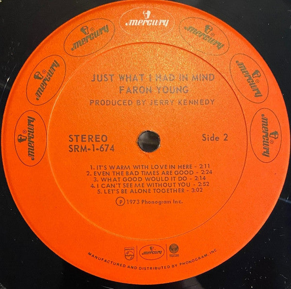 Faron Young - Just What I Had In Mind - LP