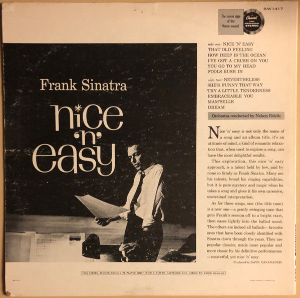Frank Sinatra - Nice 'N' Easy - LP