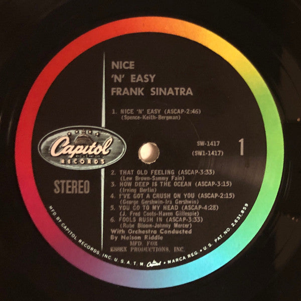Frank Sinatra - Nice 'N' Easy - LP