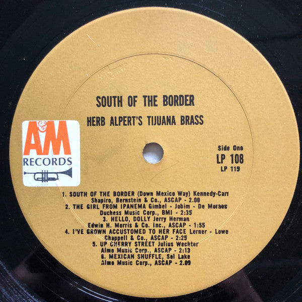 Herb Alpert's Tijuana Brass* - South Of The Border - LP