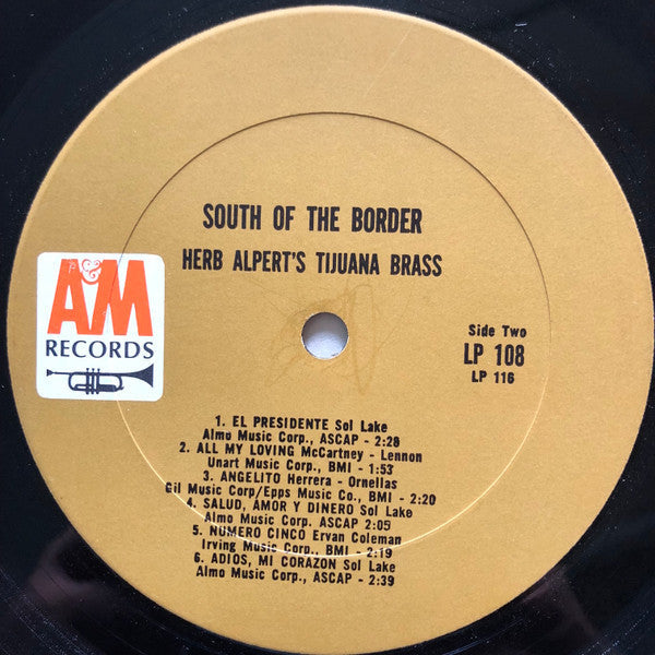 Herb Alpert's Tijuana Brass* - South Of The Border - LP