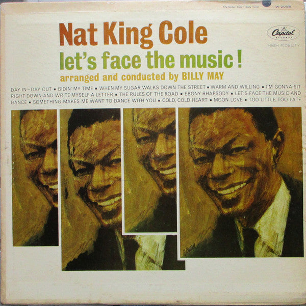 Nat King Cole With Orchestra Conducted By Billy May - Let's Face The Music! - LP