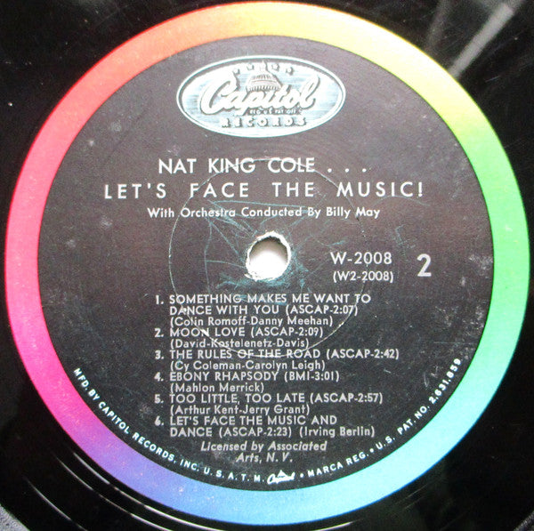Nat King Cole With Orchestra Conducted By Billy May - Let's Face The Music! - LP