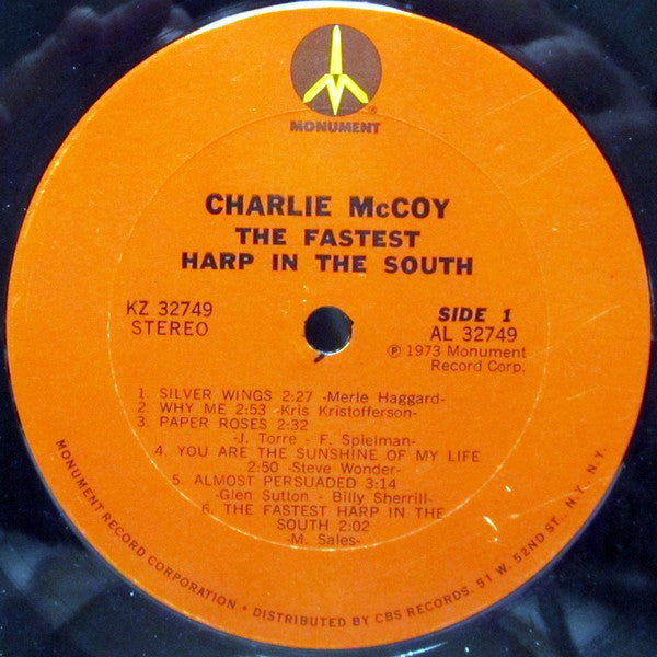 Charlie McCoy - The Fastest Harp In The South - LP