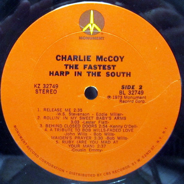 Charlie McCoy - The Fastest Harp In The South - LP