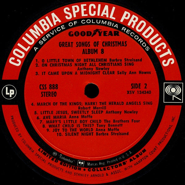 Various - The Great Songs Of Christmas, Album Eight - LP