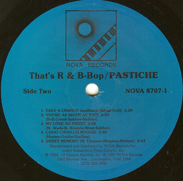 Pastiche - That's R & B-Bop - LP