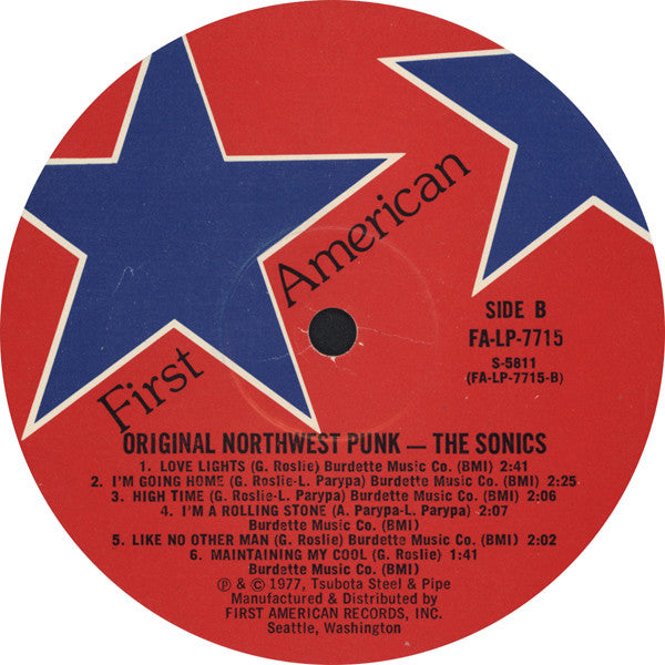 The Sonics - Original Northwest Punk - LP