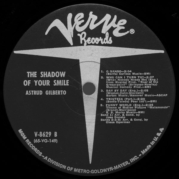 Astrud Gilberto - The Shadow Of Your Smile - LP