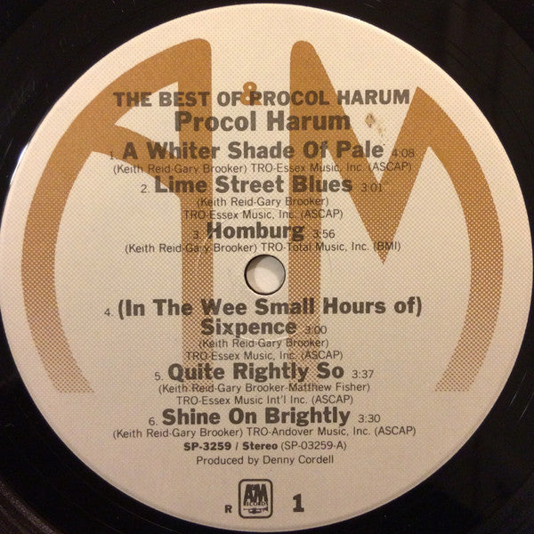 Procol Harum - The Best Of Procol Harum - LP