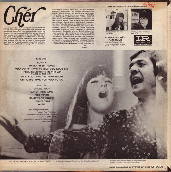 Chér* - Chér - LP