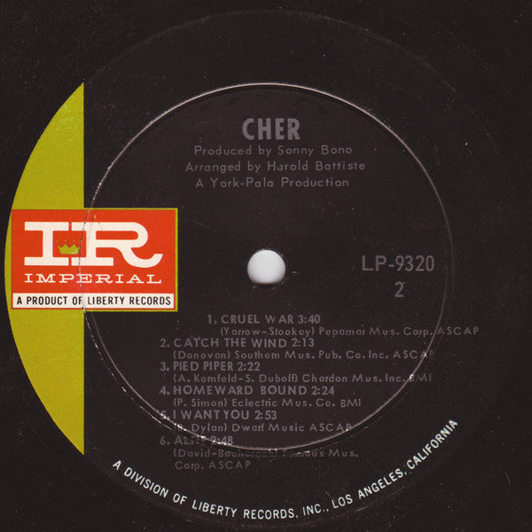 Chér* - Chér - LP