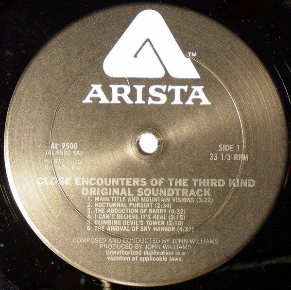 John Williams  - Close Encounters Of The Third Kind (Original Motion Picture Soundtrack) - LP