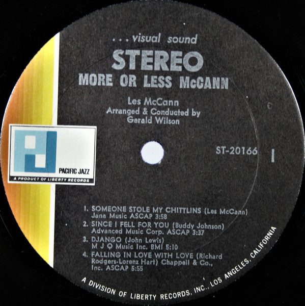 Les McCann - More Or Les McCann - LP
