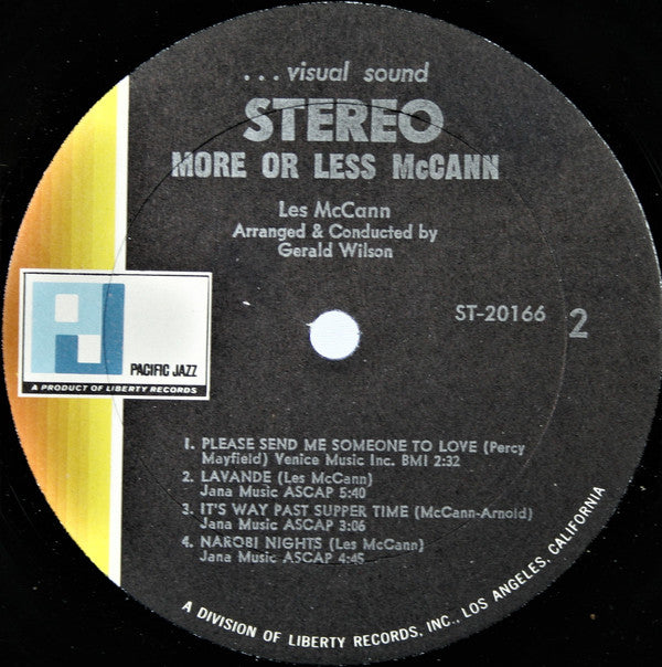Les McCann - More Or Les McCann - LP