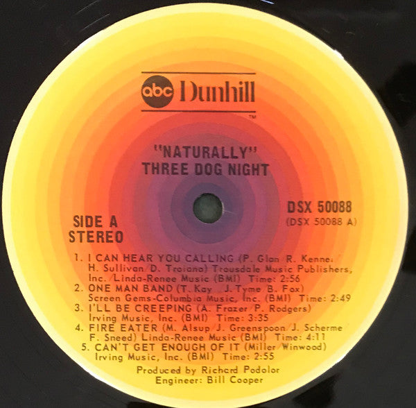 Three Dog Night - Naturally - LP