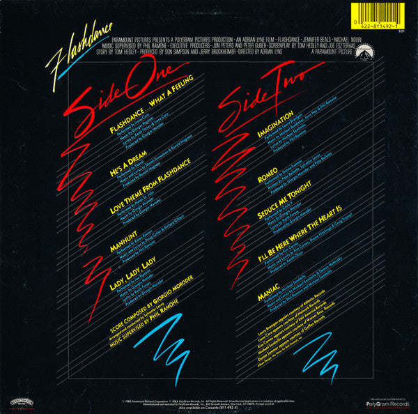 Various - Flashdance (Original Soundtrack From The Motion Picture) - LP